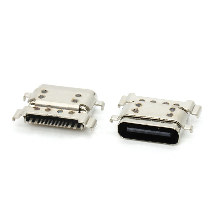 IP67 12Pin Waterproof C Type USB Female Socket Connector