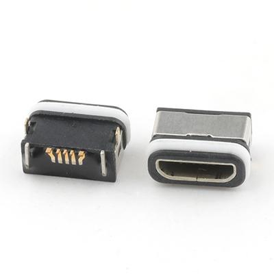 IP68 Waterproof Micro USB Female B Type Connector 5Pin Micro Socket USB Connector