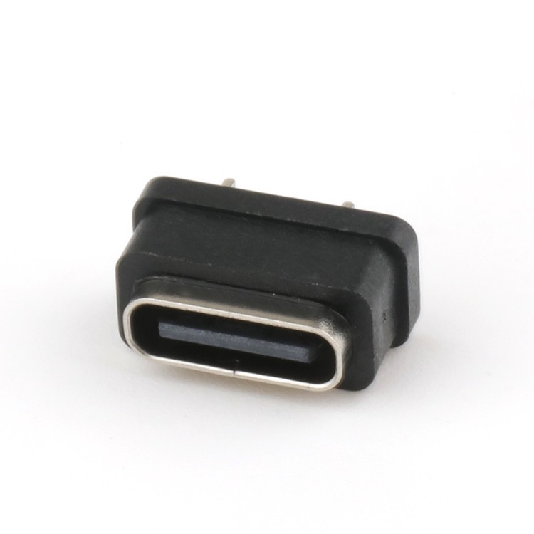 IP687 Waterproof 24P USB C Female Connector Vertical SMT H6.5MM USB Connector