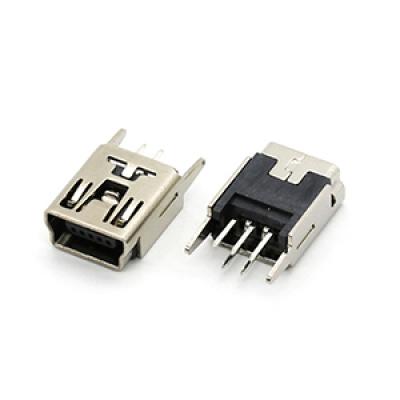 MINI USB 5 pin Female connector DIP Type