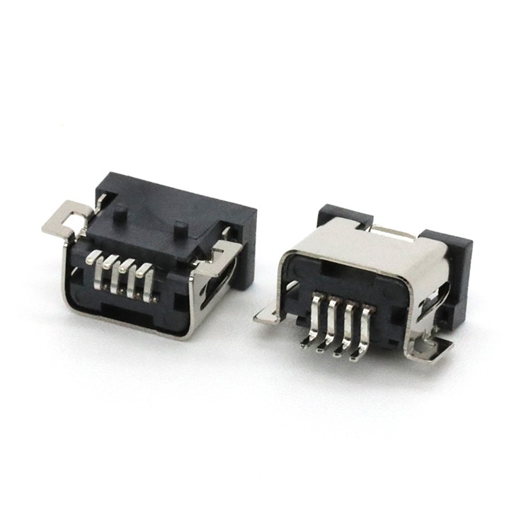 MINI USB 5P B Female Connector SMT Type