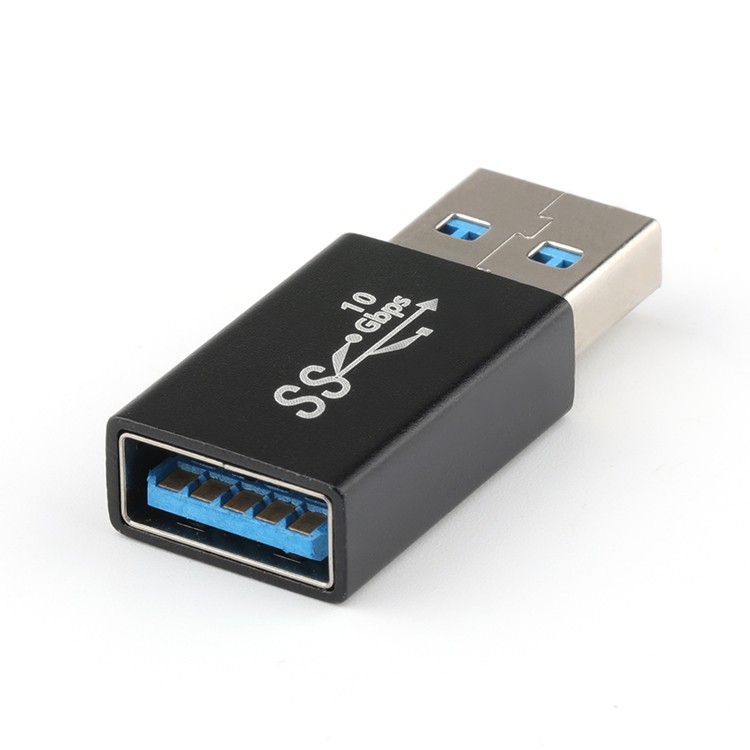 Metal Case L=33MM USB 3.0 A Male To USB 3.0 A Female Adapter 