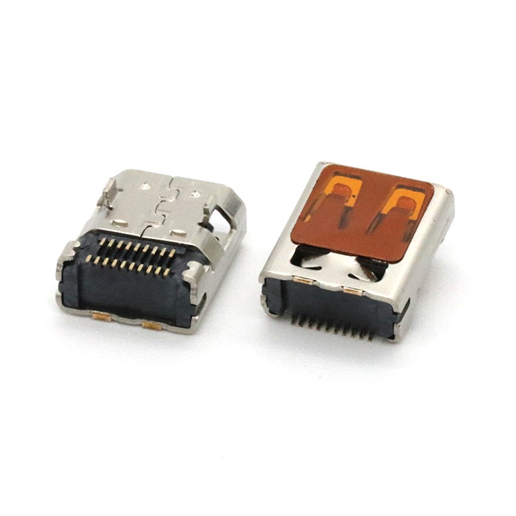 Micro High Definition Multimedia Interface D Type Female receptacle Connector 19Pin,CH=1.55