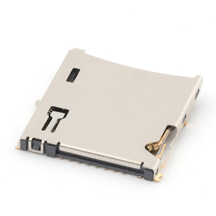 Micro SD Card Socket 1.5H Push-Push Type 10Pin Micro SD Card Connector