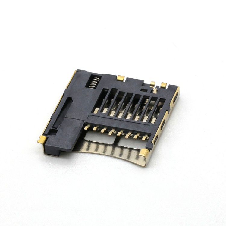 Micro SD Connector Nornal Open Micro SD Push Push Card Connector 