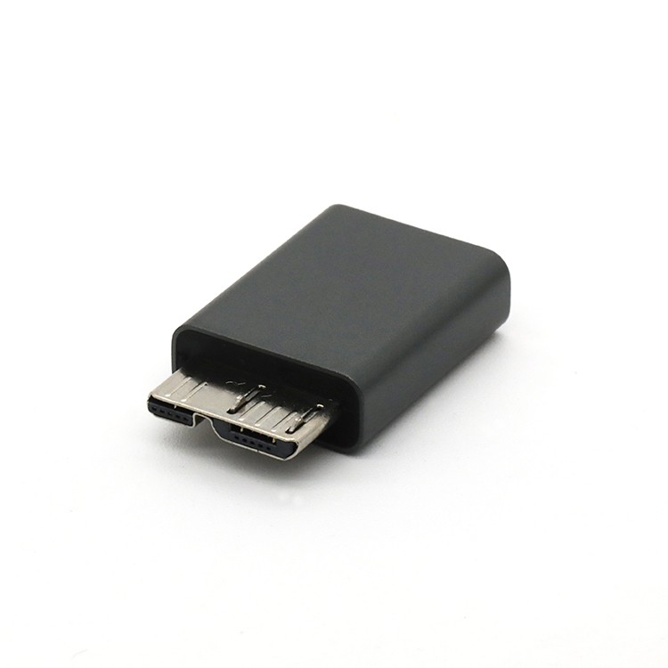 Micro USB 3.0 Type B Male To USB Type C Female Adapter 180D
