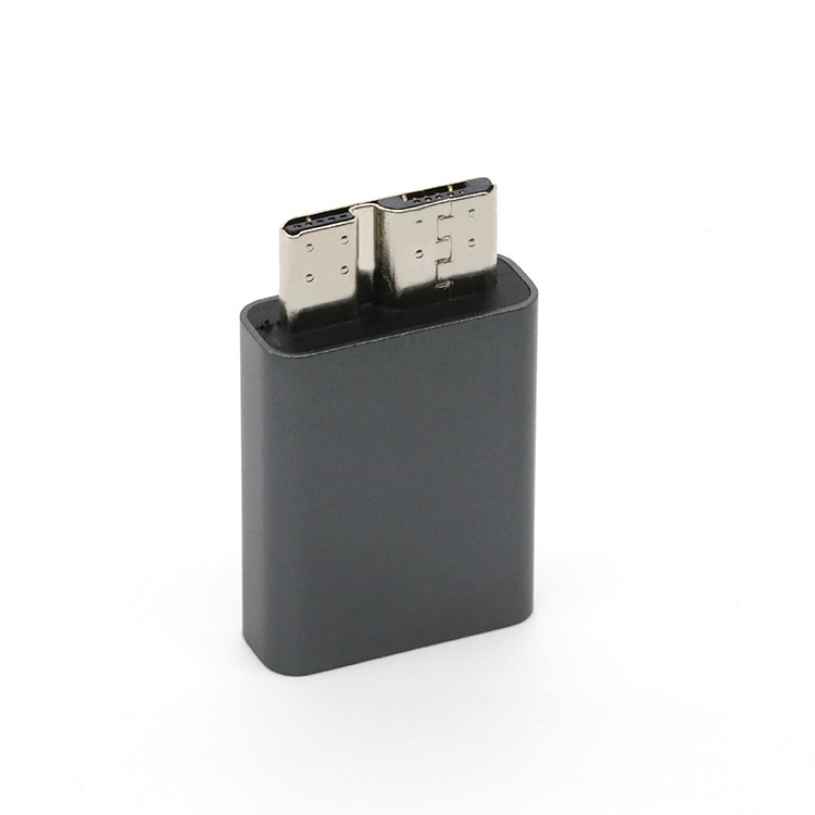 Micro USB 3.0 Type B Male To USB Type C Female Adapter 180D