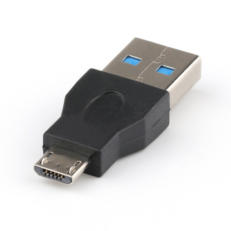 Micro USB B Male To USB 3.0 A Male OTG Adapter
