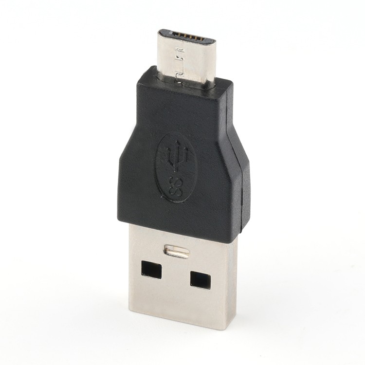 Micro USB B Male To USB 3.0 A Male OTG Adapter