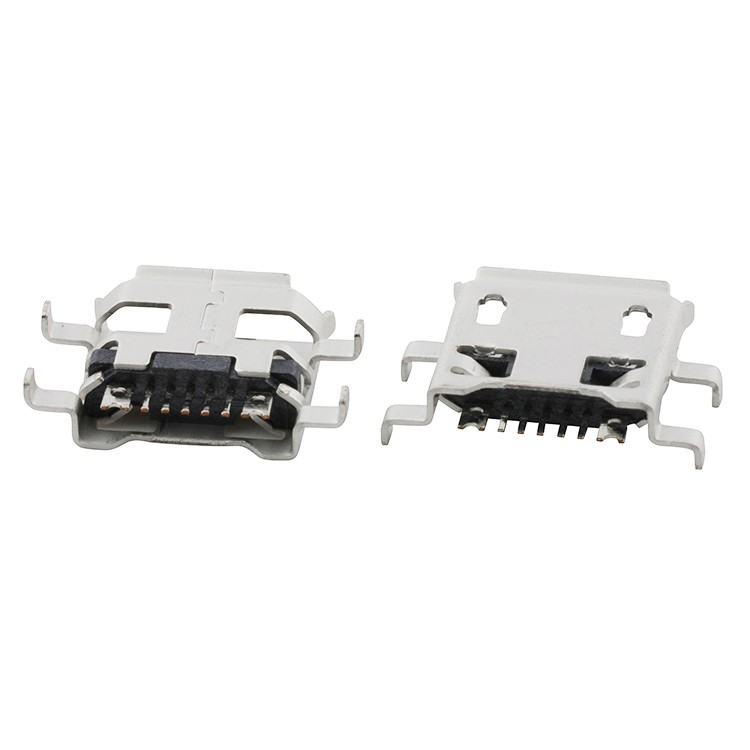 Micro USB Connector 2.0 B Type 5 Pin Vertical Smt Micro USB Female Connector