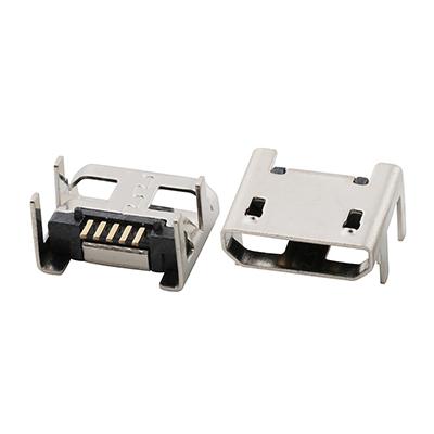 Micro USB Connector Panel Mount with Locking Pin Micro USB 5Pin B Type Female Connector