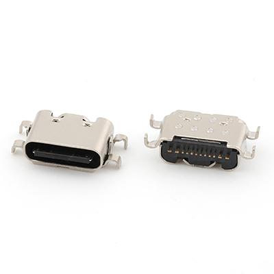 Mid Mount 0.8MM 16P USB C Type Female Connector