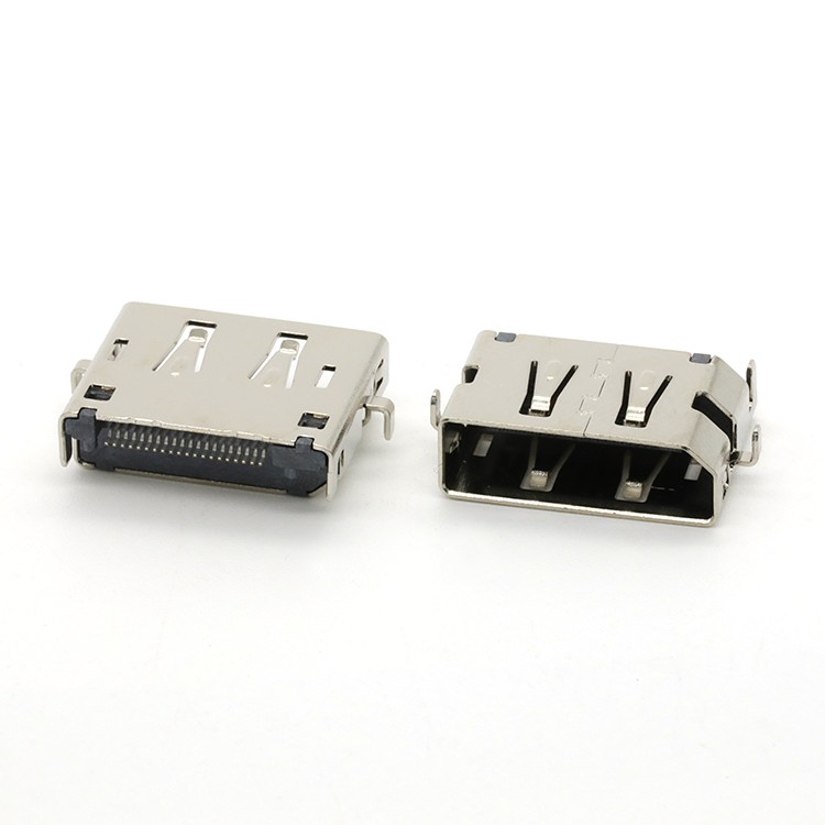 Mid Mount 1.0MM 20Pin DP Connector Display Port Female Connector
