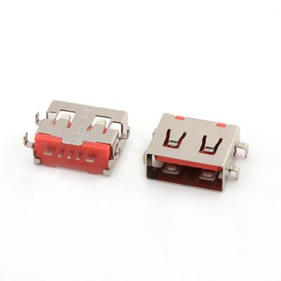 Mid Mount 1.2mm/1.8mm USB 2.0 A Type 5P Feamle Connector
