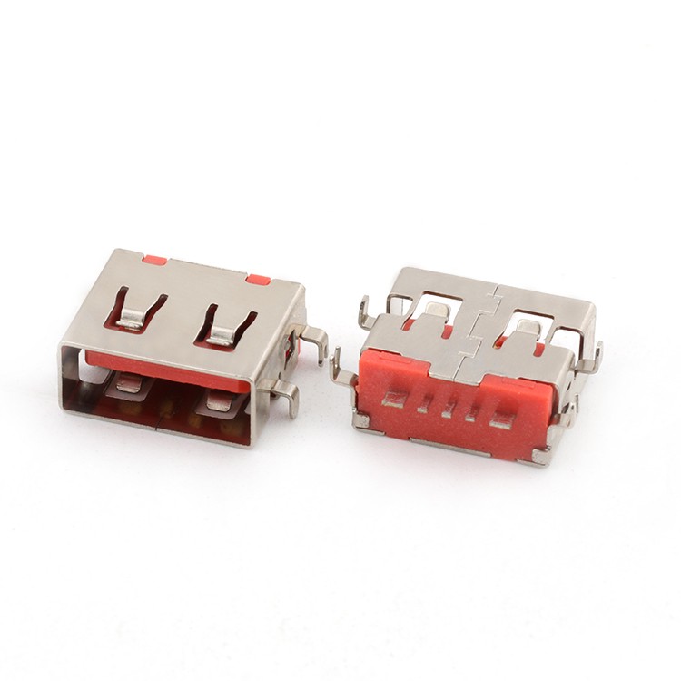 Mid Mount 1.2mm/1.8mm USB 2.0 A Type 5P Feamle Connector
