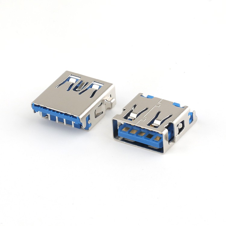 Mid Mount 2.11 USB 3.0 A Type Female Socket Connector for Laptop