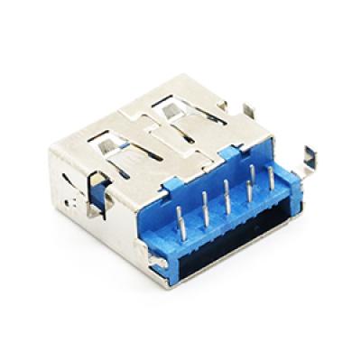 Mid Mount 3.3mm USB 3.0 A Female Connector DIP Type