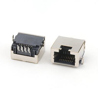 Mid Mount 8.8MM RJ45 Female Connector 90Degree Dip Type RJ45 Connector