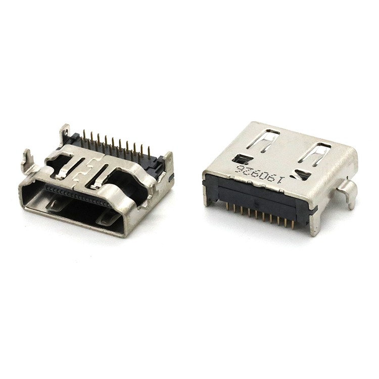 Mid Mount HDMI A Female Connector 19Pin