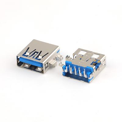 Mid Mount L13.7MM SMT Type USB 3.0 A Female Connector for Laptop
