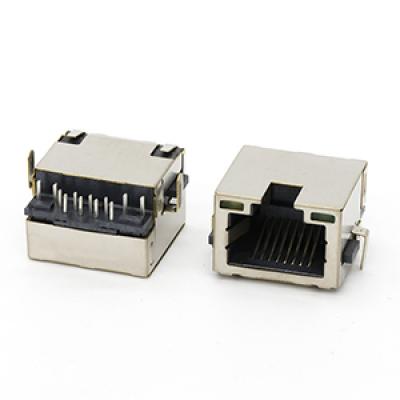 Mid Mount RJ45 Connector  DIP Type with Led Light