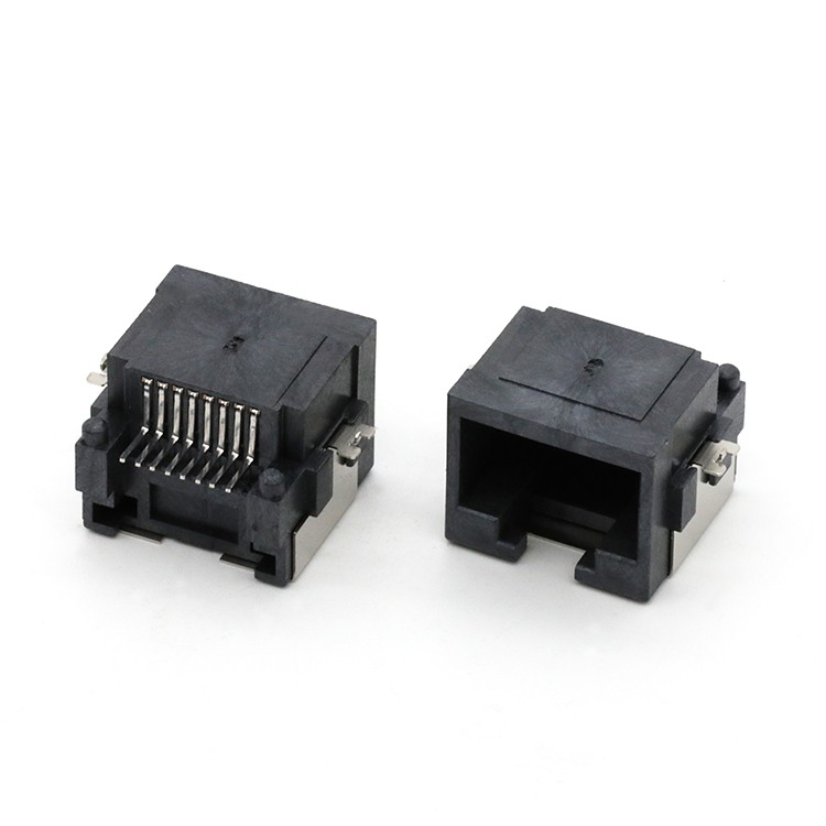 Mid Mount SMT Type RJ45 Tab Up 8P8C Female Connector