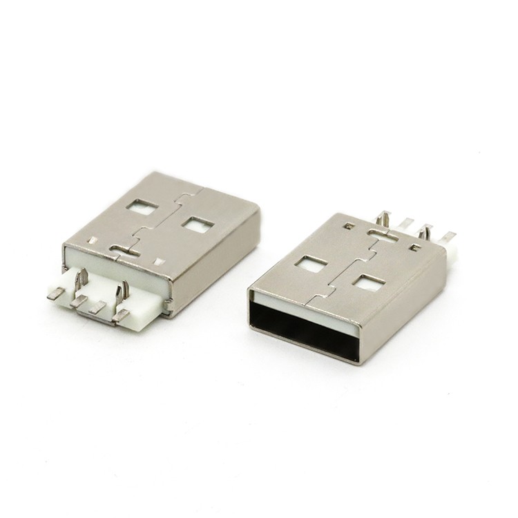 Mid Mount  USB 2.0 Type A Male Plug Connector 
