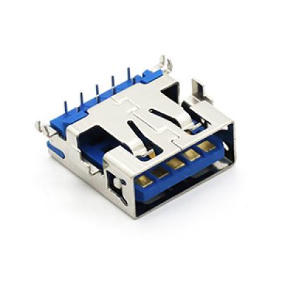 Mid Mount USB 3.0 A Female Socket Connector 9Position