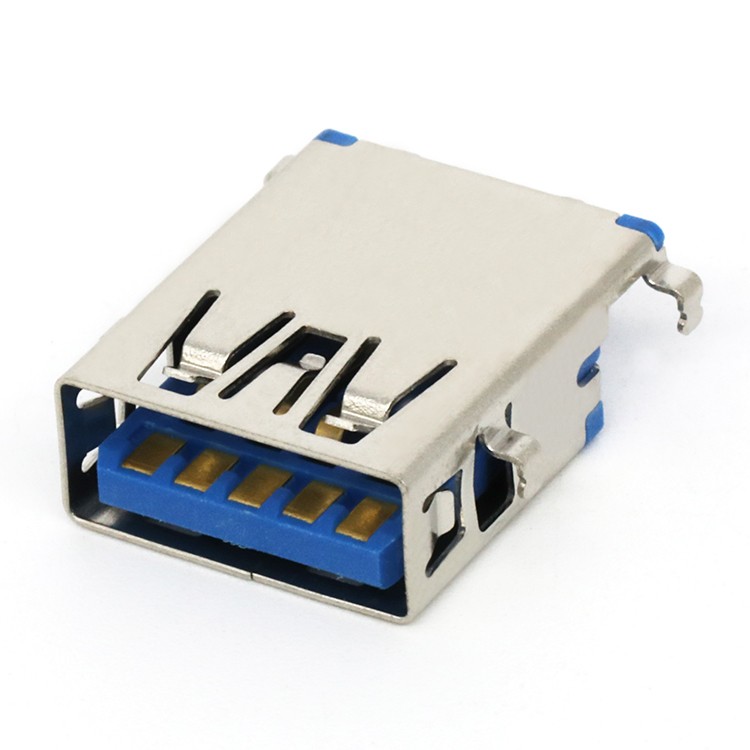 Mid Mount USB 3.1 Type A Female Receptacle Connector for Laptop