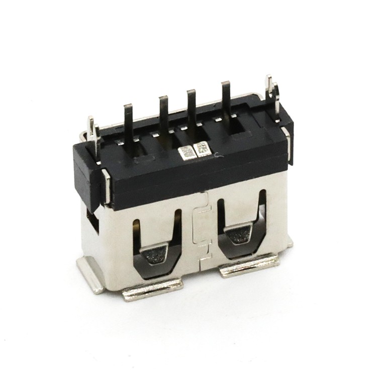 Mid Mount Vertical USB 2.0 A/F Connector 