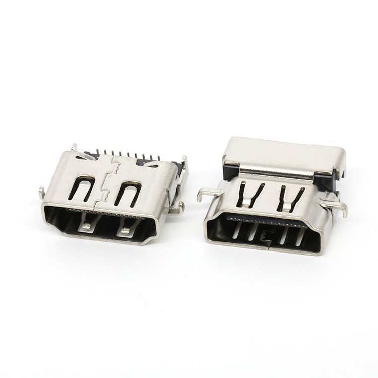 Mid-mount  A Type Female High Definition Multimedia Interface Connector