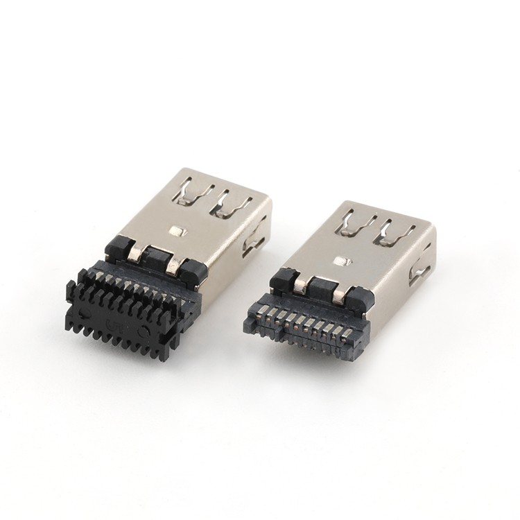 Mini DP Connector Vertical 20Pin DP Female Connector for Wire Soldering