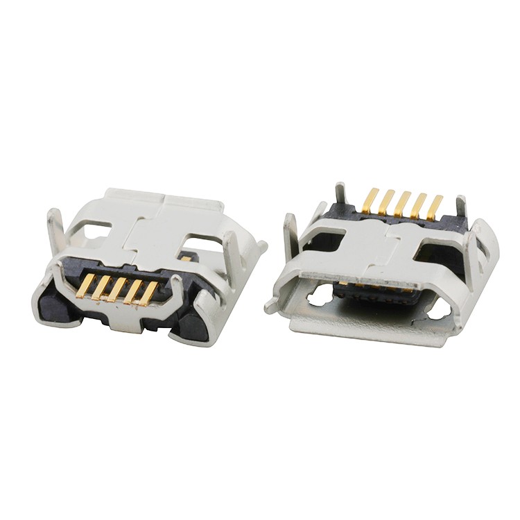 Mobile Phone Charging 5Pin Micro USB 2.0 B Type Female Socket connector