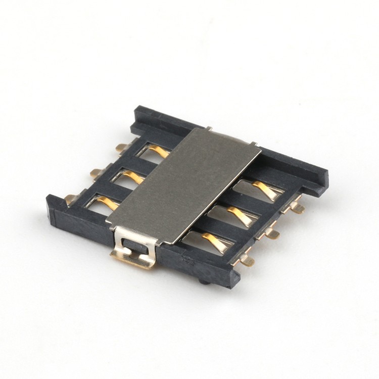 Nano SIM Card 6Pin SMT Type Nano SIM Card Connector