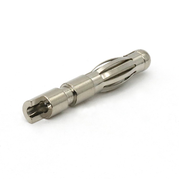 Nickel Plated 4.0MM Female Banana Plug Electronic Connector