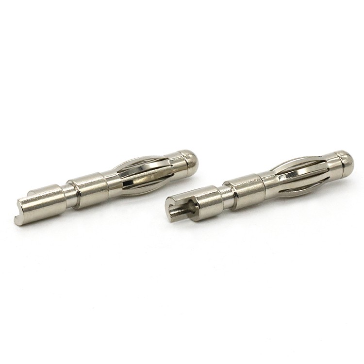 Nickel Plated 4.0MM Female Banana Plug Electronic Connector