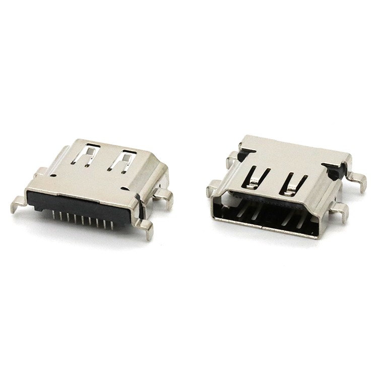 Panel Mount HDMI 19P Reverse Female Connector 