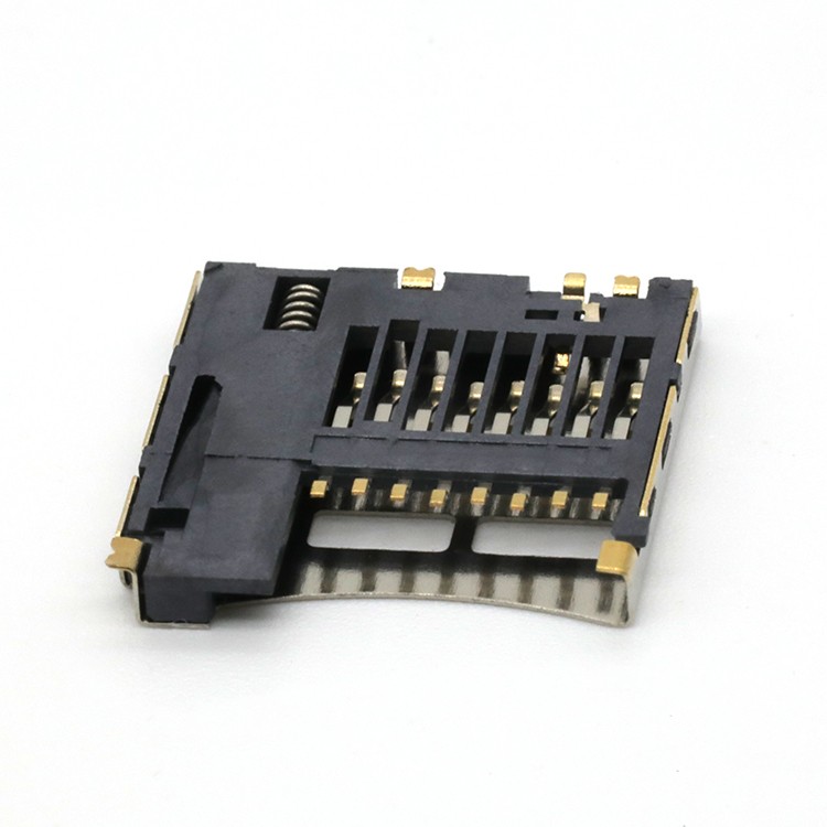 Push Push T-Flash Card Connector Normal Open TF Card Connector