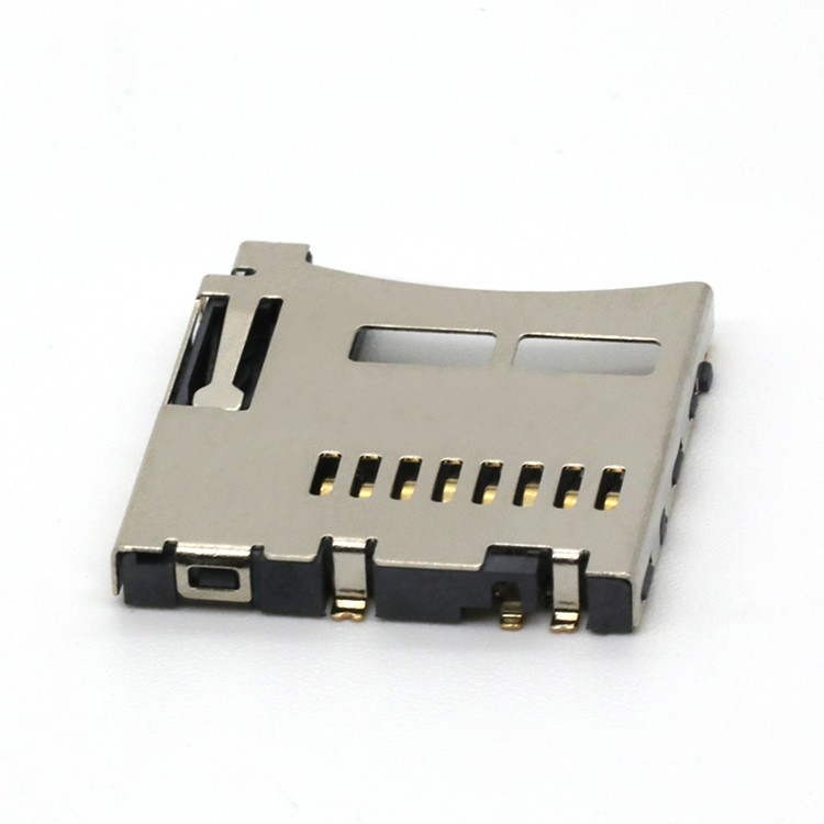 Push Push T-Flash Card Connector Normal Open TF Card Connector
