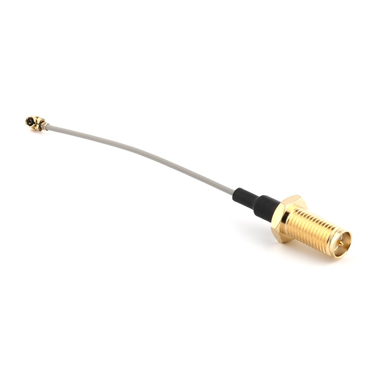 RF 1.37 Mini Cable T/L=188.3MM RF Cable Assembly For Communication Antenna