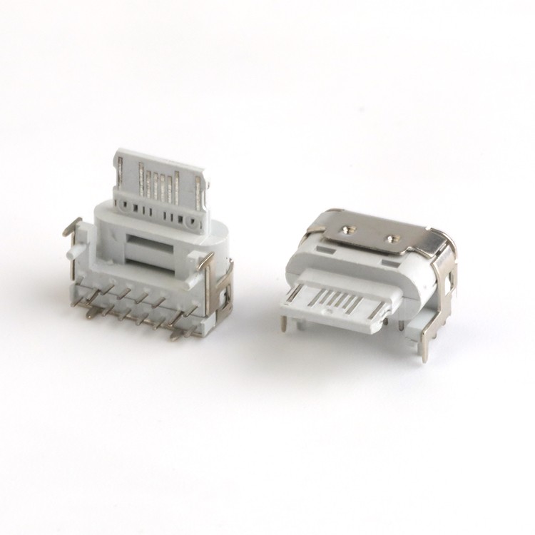Right Angle 18W H5.35 USB Type C Female Connector