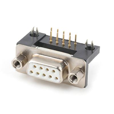 Right Angle DB9 Verhical  Processing Female D-SUB Socket Connector 90 Degree  