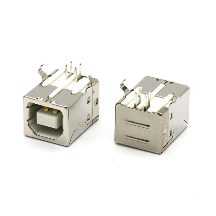 Right  Angle USB 2.0 B Type Female Socket Connector  
