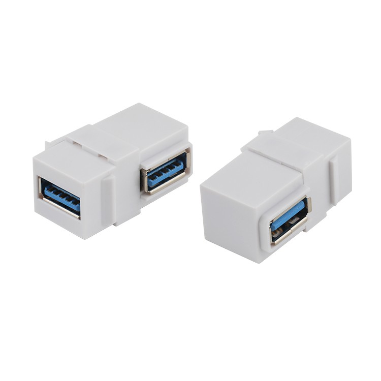 Right Angle Upright USB A Type Female To USB A Female Adapter Converter