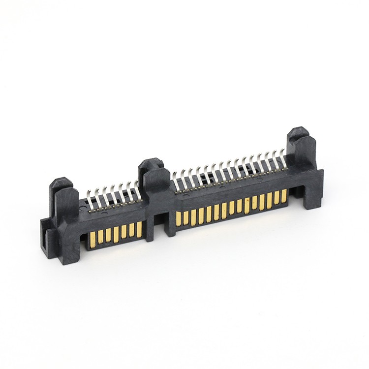SATA 22Pin(7+15) Male Plug SMT Type Connector for 1.0MM PCB