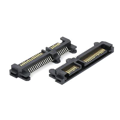 SATA 22Pin(7+15) Male Plug SMT Type Connector for 1.2MM PCB