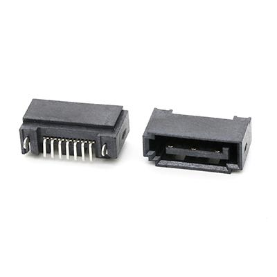 SATA  7Pin A Type Male Plug Connector Surface Mount for PCB 