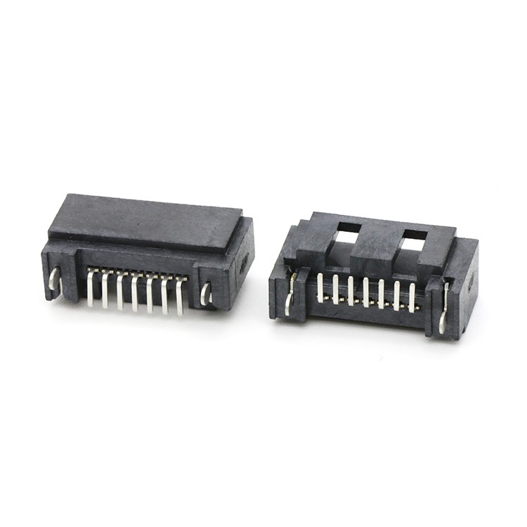 SATA  7Pin A Type Male Plug Connector Surface Mount for PCB 