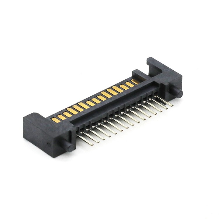 Serial ATA SATA 15P Male Connector DIP Type 180D 