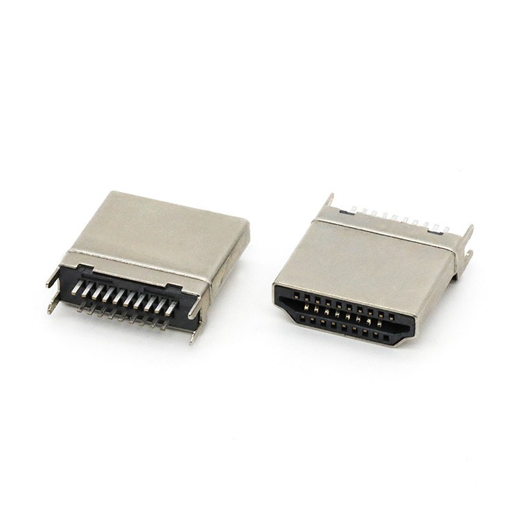 Splint 1.6mm 19P HDMI A Male Plug Connector 
